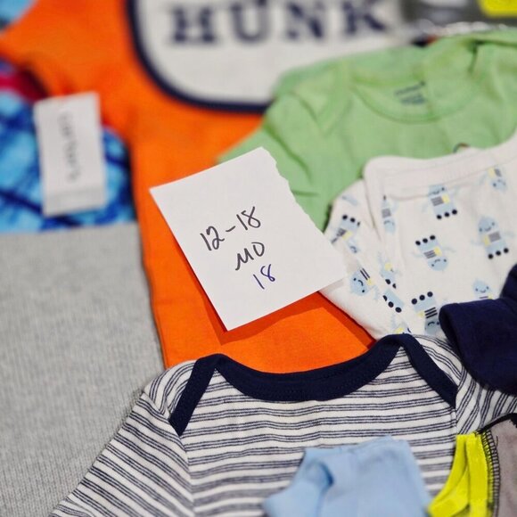 Baby Boy Bundle 12–18M – Polo RL, Disney, Carter’s + Cozy Blankets NWT & EUC - Picture 8 of 9